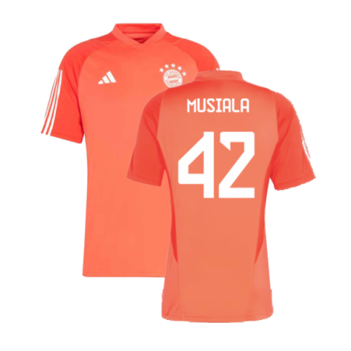 2023-2024 Bayern Munich Training Jersey (Red) (Musiala 42)