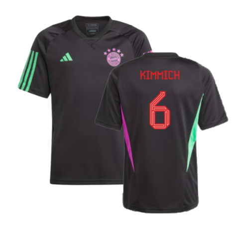 2023-2024 Bayern Munich Training Shirt (Black) - Kids (Kimmich 6)