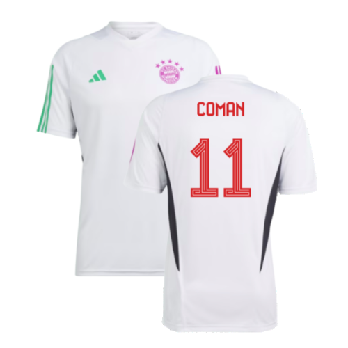 2023-2024 Bayern Munich Training Shirt (White) (Coman 11)