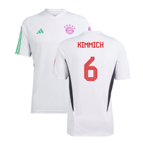 2023-2024 Bayern Munich Training Shirt (White) (Kimmich 6)