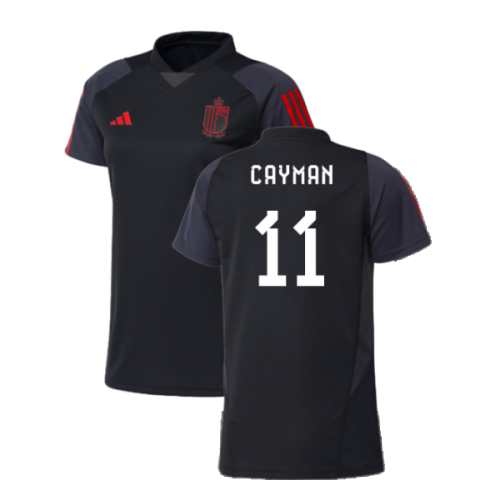 2023-2024 Belgium Training Jersey (Black) - Ladies (Cayman 11)