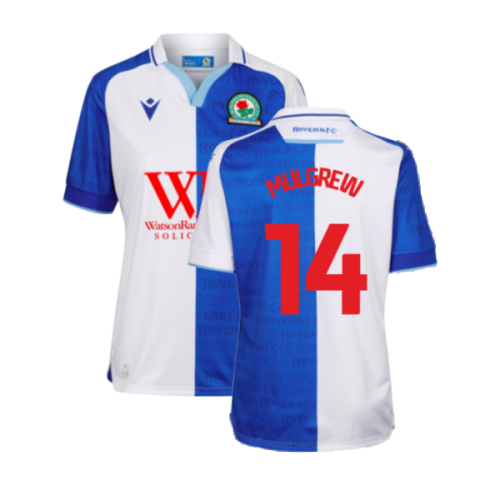 2023-2024 Blackburn Rovers Home Shirt (Womens) (Mulgrew 14)