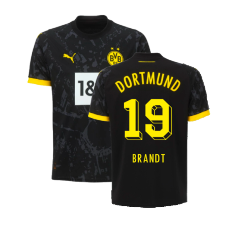 2023-2024 Borussia Dortmund Away Shirt (Brandt 19)