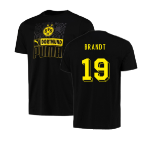 2023-2024 Borussia Dortmund FtblCore AOP Tee (Black) (Brandt 19)