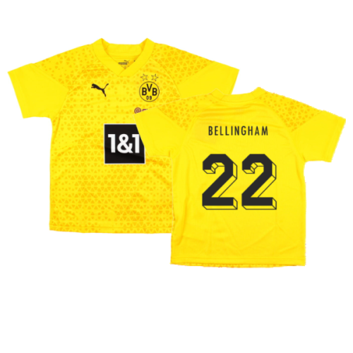 2023-2024 Borussia Dortmund Training Jersey (Yellow) - Kids (Bellingham 22)