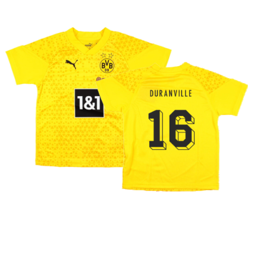 2023-2024 Borussia Dortmund Training Jersey (Yellow) - Kids (Duranville 16)