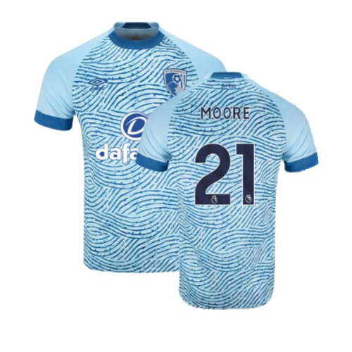 2023-2024 Bournemouth Away Shirt (MOORE 21)