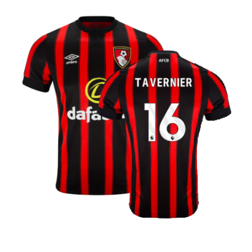 2023-2024 Bournemouth Home Shirt (TAVERNIER 16)