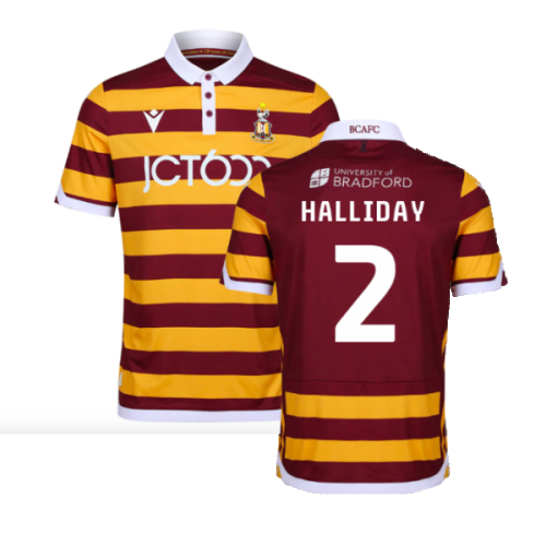 2023-2024 Bradford City Home Shirt (Halliday 2)