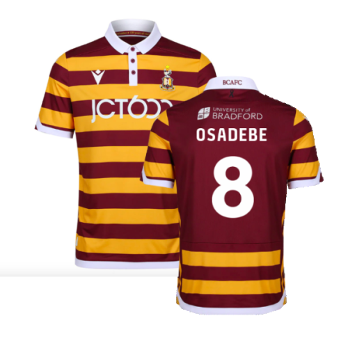 2023-2024 Bradford City Home Shirt (Osadebe 8)