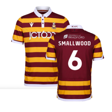 2023-2024 Bradford City Home Shirt (Smallwood 6)