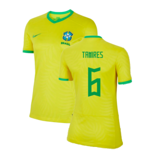 2023-2024 Brazil WWC Home Shirt (Ladies) (Tamires 6) 2023-2024 Brazil WWC Home Shirt (Ladies) (Tamires 6)
