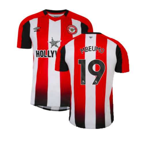 2023-2024 Brentford Home Shirt (Mbeumo 19)