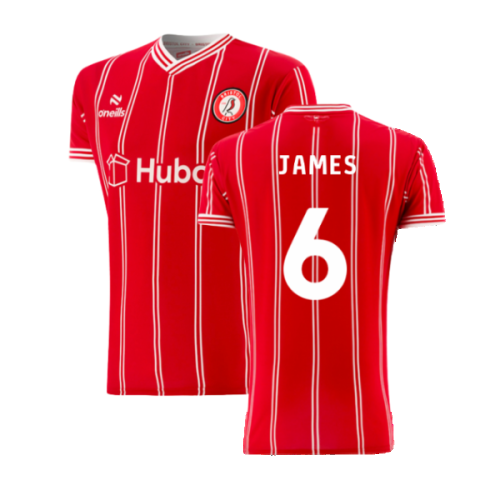 2023-2024 Bristol City Home Shirt (JAMES 6)