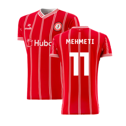 2023-2024 Bristol City Home Shirt (MEHMETI 11)