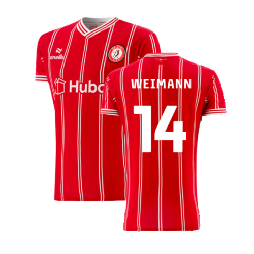 2023-2024 Bristol City Home Shirt (WEIMANN 14)