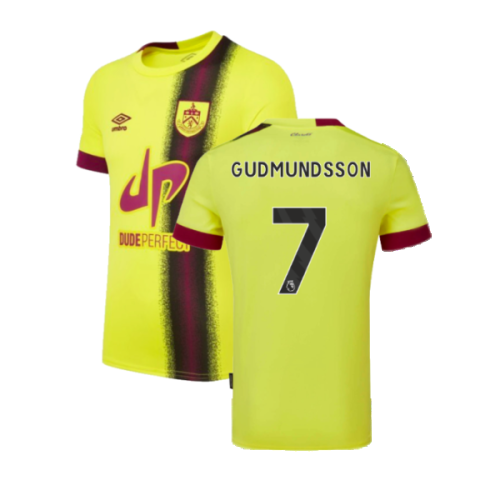 2023-2024 Burnley Away Shirt (Kids) (GUDMUNDSSON 7)