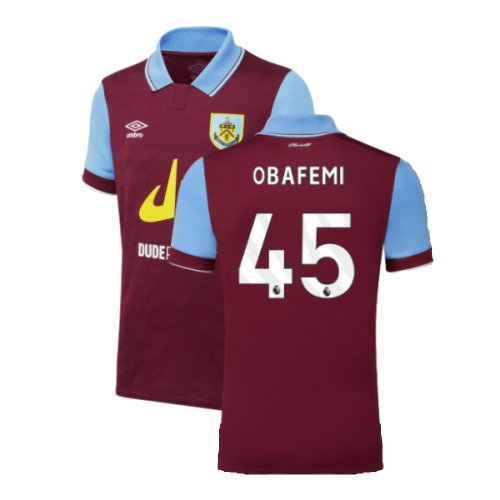 2023-2024 Burnley Home Shirt (Kids) (OBAFEMI 45)