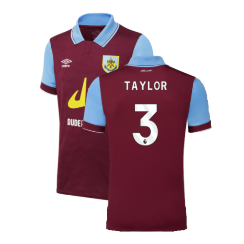 2023-2024 Burnley Home Shirt (Kids) (TAYLOR 3)