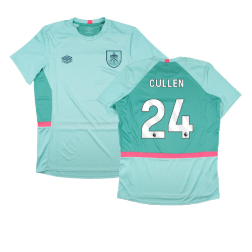 2023-2024 Burnley Training Jersey (Aqua) (CULLEN 24)