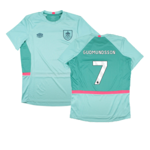 2023-2024 Burnley Training Jersey (Aqua) (GUDMUNDSSON 7)