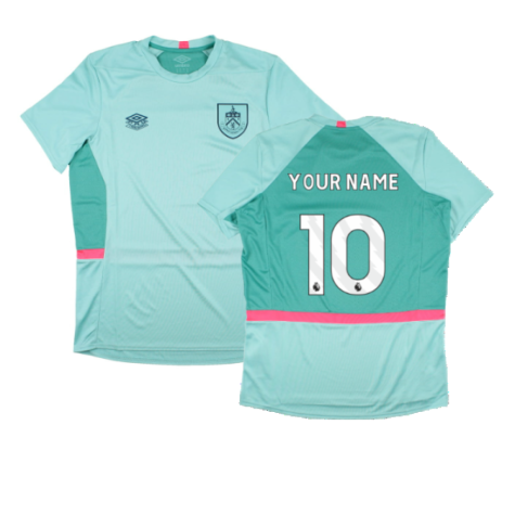 2023-2024 Burnley Training Jersey (Aqua) (Your Name)