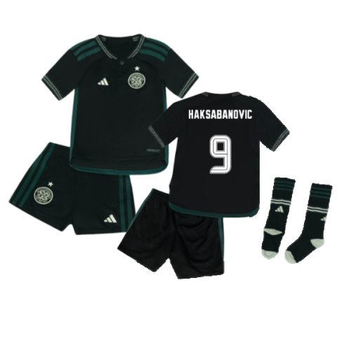 2023-2024 Celtic Away Mini Kit (Haksabanovic 9)