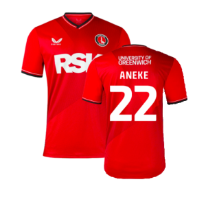 2023-2024 Charlton Athletic Home Shirt (Aneke 22)