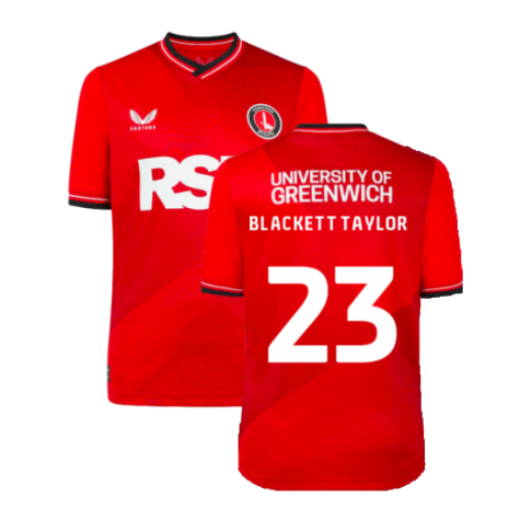 2023-2024 Charlton Athletic Home Shirt (Kids) (Blackett Taylor 23)