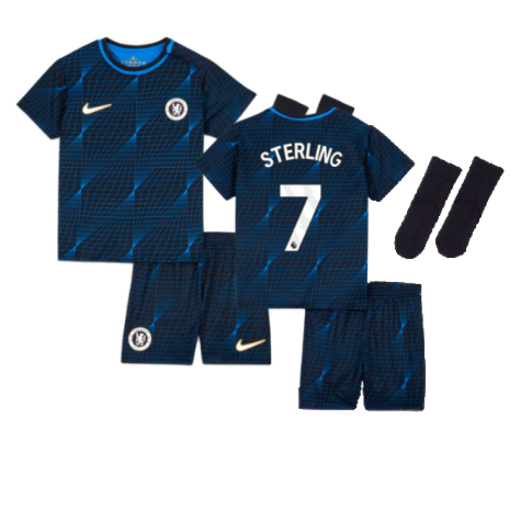 2023-2024 Chelsea Away Baby Kit (STERLING 7)