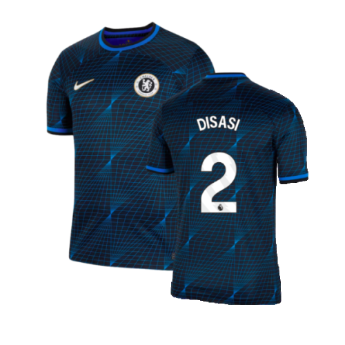 2023-2024 Chelsea Away Football Shirt (Disasi 2)