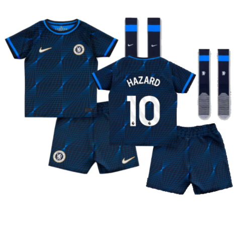 2023-2024 Chelsea Away Mini Kit (HAZARD 10)