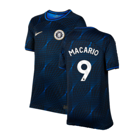 2023-2024 Chelsea Away Shirt (Kids) (Macario 9)