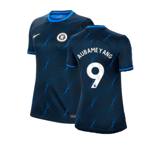 2023-2024 Chelsea Away Shirt (Womens) (AUBAMEYANG 9)