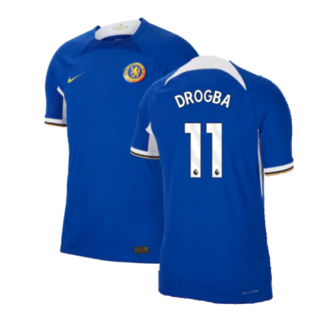 2023-2024 Chelsea Home Authentic Shirt (DROGBA 11)