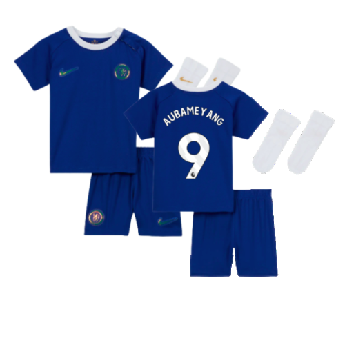 2023-2024 Chelsea Home Baby Kit (AUBAMEYANG 9)