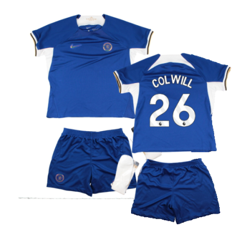 2023-2024 Chelsea Home Little Boys Mini Kit (Colwill 26)