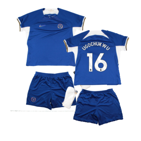 2023-2024 Chelsea Home Little Boys Mini Kit (Ugochukwu 16)