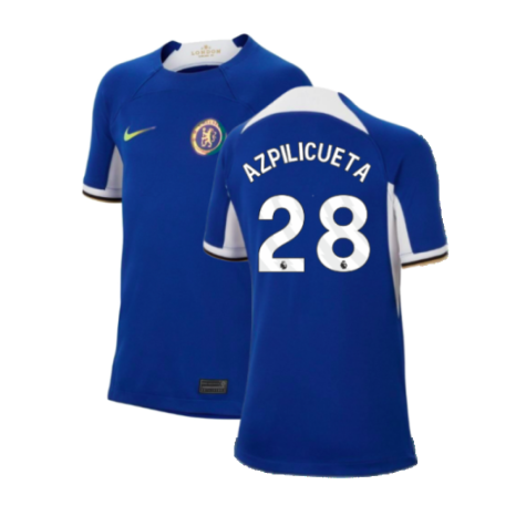 2023-2024 Chelsea Home Shirt (Kids) (AZPILICUETA 28)