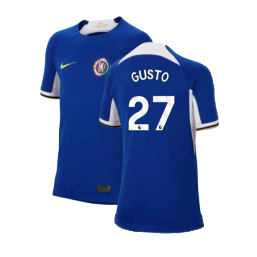 2023-2024 Chelsea Home Shirt (Kids) (Gusto 27)