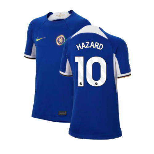 2023-2024 Chelsea Home Shirt (Kids) (HAZARD 10)