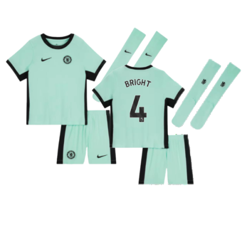 2023-2024 Chelsea Little Boys Third Mini Kit (Bright 4)