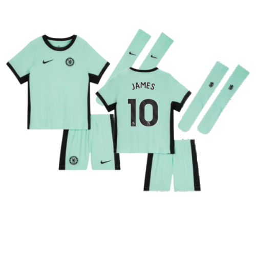 2023-2024 Chelsea Little Boys Third Mini Kit (James 10)