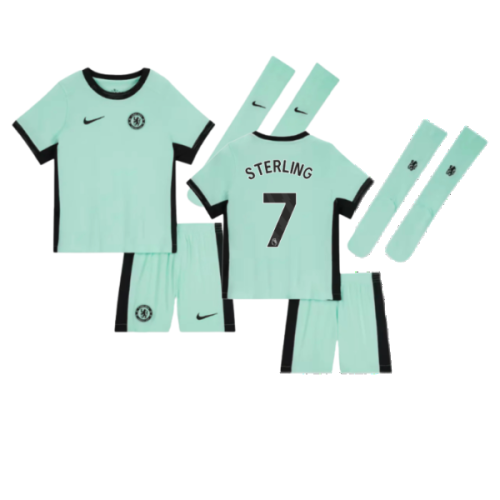 2023-2024 Chelsea Little Boys Third Mini Kit (STERLING 7)