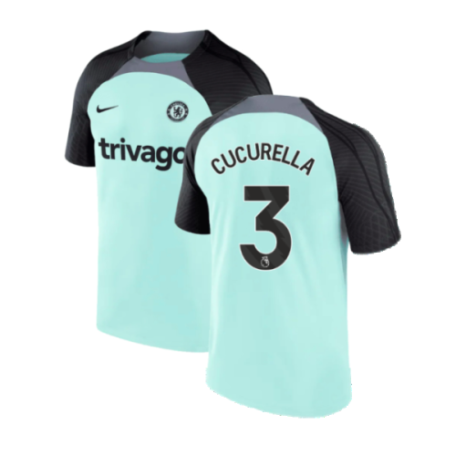 2023-2024 Chelsea Training Shirt (Mint Foam) - Kids (Cucurella 3)