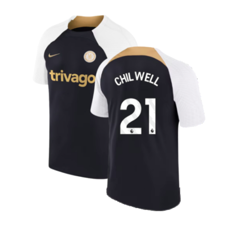 2023-2024 Chelsea Training Shirt (Pitch Blue) (CHILWELL 21)