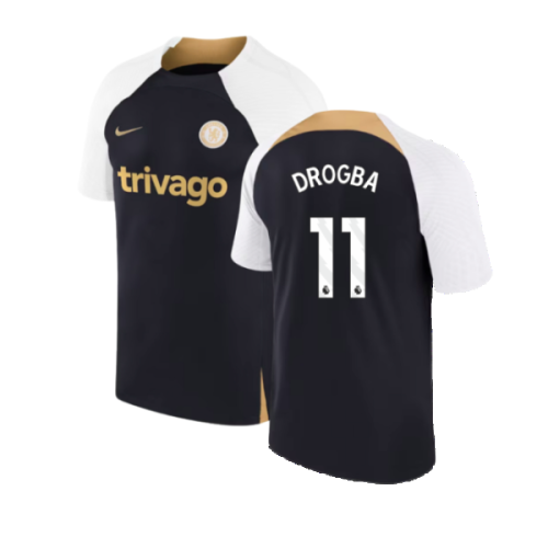 2023-2024 Chelsea Training Shirt (Pitch Blue) - Kids (DROGBA 11)