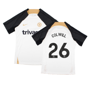 2023-2024 Chelsea Training Shirt (White) - Kids (Colwill 26)