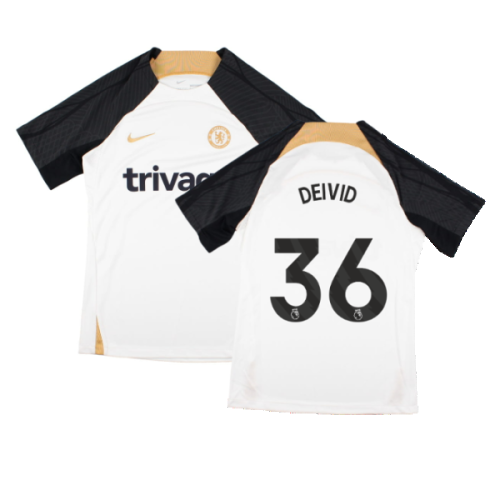 2023-2024 Chelsea Training Shirt (White) - Kids (Deivid 36)