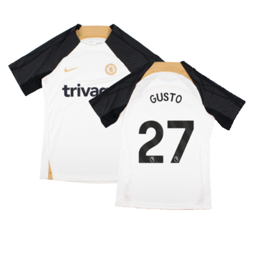 2023-2024 Chelsea Training Shirt (White) - Kids (Gusto 27)